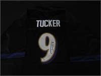 Justin Tucker Signed Jersey FSG COA