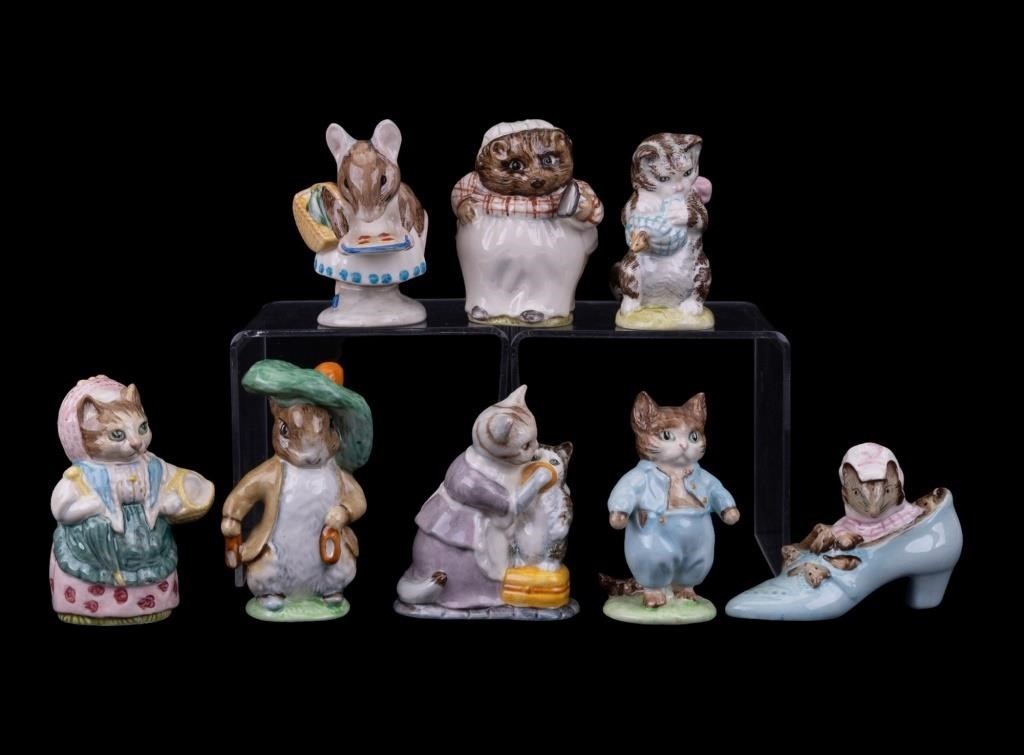 Peter Rabbit Beswick Figurines (8 Pc.)