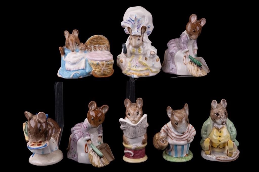 Peter Rabbit Beswick Figurines (8 Pc.)