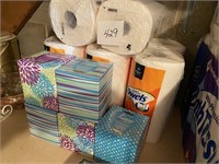 PAPER TOWELS & KLEENEX