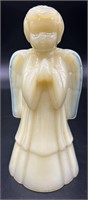 Fenton Glossy Custard Angel Uv Reactive