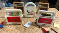 4 Fisher Price Cassette Players And A Disney One