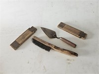 lot of masonry tools