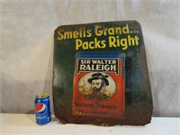 Pancarte de tabac à pipe Sir Walter Raleigh