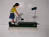 Walter Woodcraft Moving Golf Sculpture