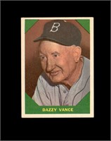 1960 Fleer #51 Dazzy Vance EX to EX-MT+