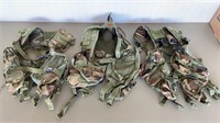 3 Military Tactical Load Bearing Vests