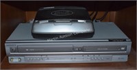 (L) Magnavox DVD/VHS Player, VHS Rewinder