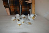 Mini Floral Japan Porcelain Tea Set
