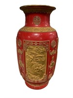 Red and Gold Vase