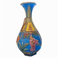 Vase with Forest Scene