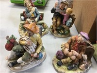 4 ASSORTED FIGURINES