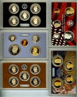 1987 91 05 06 07 08 10 11 11 & 14 Proof Sets