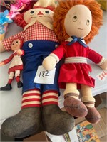 VTG RAGGEDY ANDY DOLL AND ETC