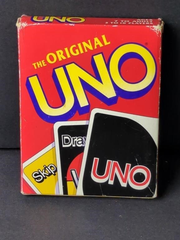 Like New 1990's Version Uno Card Game