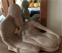 X - SCULPTURE OF COUPLE 13X17" (M38)