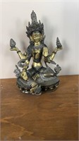 Brass Hindu statue 8"