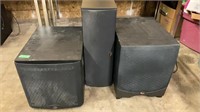 Klipsch Speakers Power Subs? AS IS