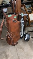 Spaulding Golf Bag, Golf Pull Cart