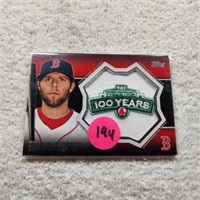2013 Topps Commerative Patch Dustin Pedroia