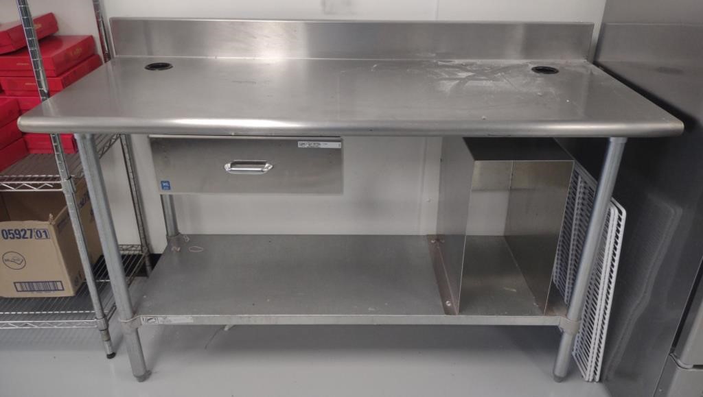 Duke Stainless Steel Kitchen Prep Table