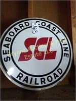 Seaboard coastline railroad sign