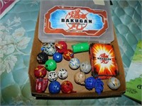 Bakugan Battle Brawlers case, cards and fighters