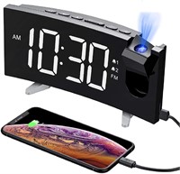 Projection Alarm Clock, 30 FM Radio Alarm Clock, 1
