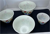 4 Piece Vintage Bowl Collection