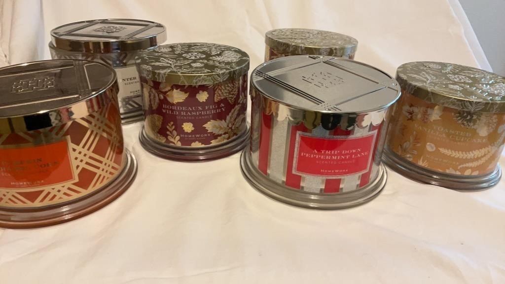 Assorted Homeworx Candles