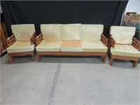 3 PCS ORIENTAL STYLE SOFA SUITE