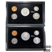1992-1996 Premier Silver Proof Sets (10 Coins)