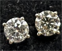 $700 14K  Diamond (0.38Ct,I2-3,H-I) Earrings
