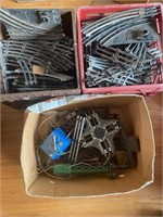 Large lot of vintage train tracks