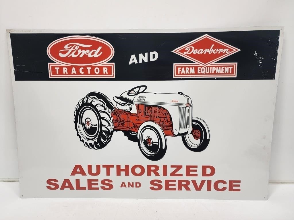 Ford Tractor Dealership Sign