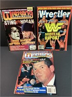 PRO WRESTLING ILLUSTRATED THE WRESTLER MAGS