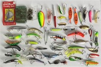 Assortment of Various Fishing Lures