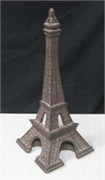 13"H Eiffel Tower Form Cast Iron Door Stopper