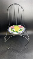 Metal Chair Hot Plate Decor