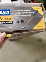 KOBALT 80V brushless cordless string trimmer kit