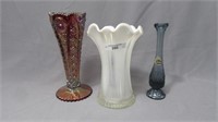 3 Fenton vases as shown
