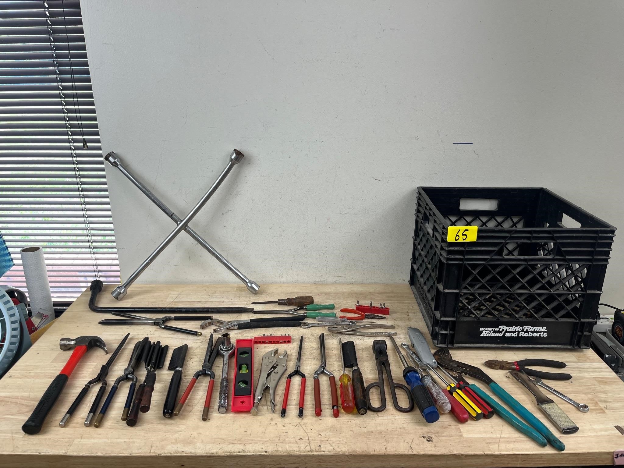 Tools and Crate Lot