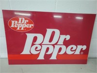 Dr Pepper advertisement plexiglass