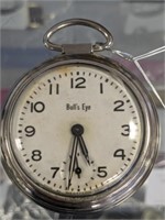 BULLS EYE VINTAGE POCKET WATCH