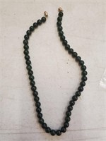 Dark Brown/ Black Beaded Necklace