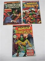 Frankenstein #2/4/8 1st Bride! Marvel/1973