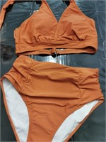 Used (Size M) women brown swimming suit
