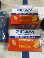 2 BOXES OF 56 ZICAM TABLETS