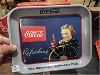 coca-cola tin tray