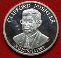 Clifford Mishler Famous Numismatist Commemorative